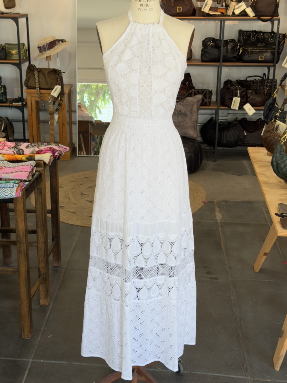 Temptation Positano Porro Bianco Sleeveless Dress